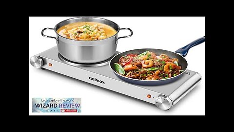 CUSIMAX Hot Plate Electric Double Burner 1800W Cast Iron Countertop Cooktop Portable Review