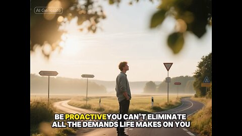 Be proactive
