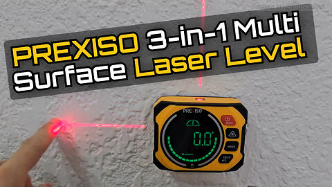 PREXISO 3-in-1 Laser Level Review — Digital Angle Gauge Unboxing & Mirror Install 2026