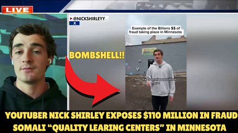 BOMBSHELL: $110 MILLION FOUND IN 1 DAY IN MINNESOTA SOMALI FRAUD! THIS IS TREASON! @NickShirley ​