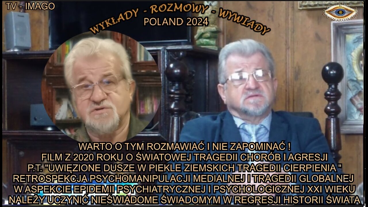 UWIĘZIONE DUSZE W PIEKLE ZIEMSKICH TRAGEDII CIERPIENIA. FILM O ŚWIATOWEJ TRAGEDII CHORÓB I AGRESJI.