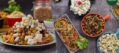 Salad Bar Recipes (Restaurant Style) by SooperCheF I 4 Salad Recipes (Ramzan Special Recipes)