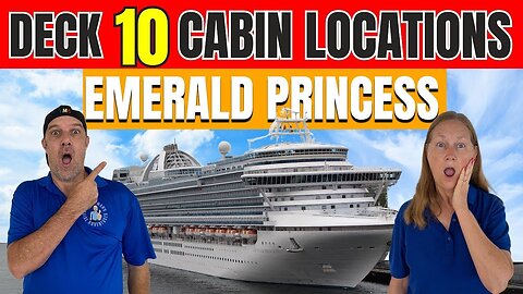 Emerald Princess Cabin Deck 10 | Tall Man's Cruise Adventures