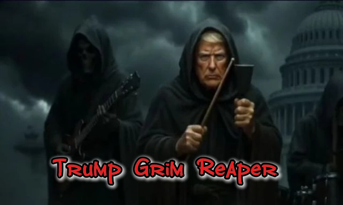 Trump Releases Grim Reaper AI Video