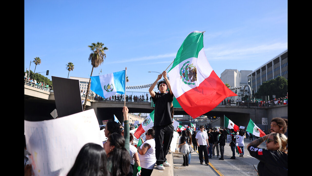 Hundreds protest Trump immigration policies in Texas border city