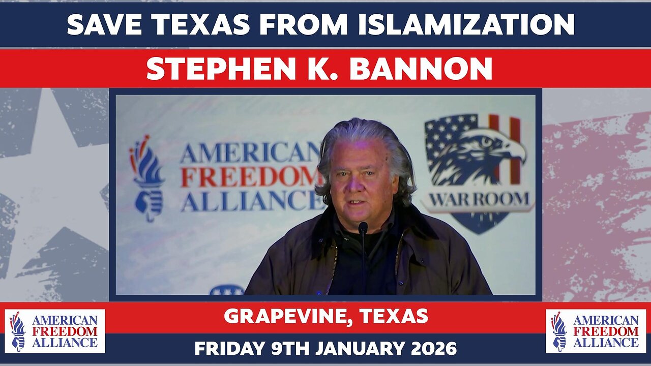 Save Texas from Islamization - Stephen K. Bannon