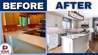 Kitchen Renovation: Old Design Out, Functional Layout In!