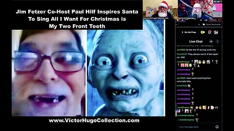 Santa Sings All I Want For Christmas Is My Two Front Teeth Inspired By Jim Fetzer CoHost Paul Hilf