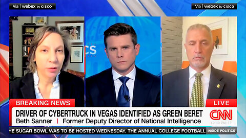 CNN's National Security Analyst Floats The Idea That Cybertruck Bomber COULD Have Been Pro-Trump