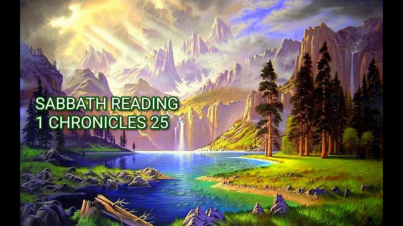 1 CHRONICLES 25 WATCH FULL VIDEO LEARNING WITH THE FAMILY ENOCH777