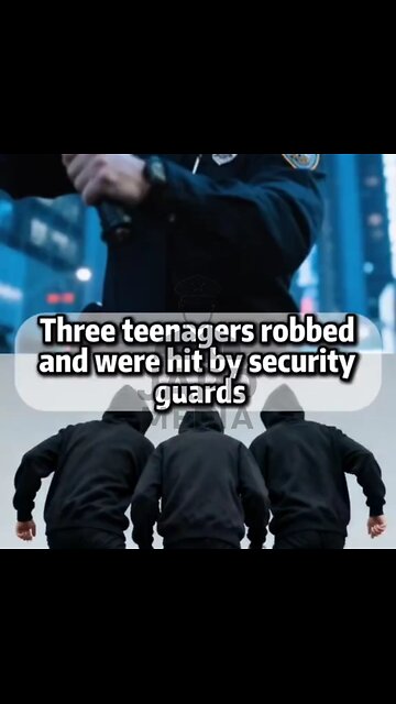 Three teenagers robbed, then attacked by security guards 😳 #BreakingNews #Robbery #Security #japd