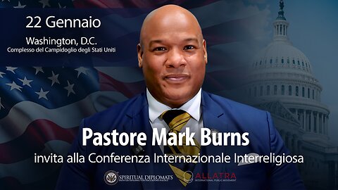 Il pastore Mark Burns invita alla Conferenza Interreligiosa il 22 Gennaio a Washington, D.C.