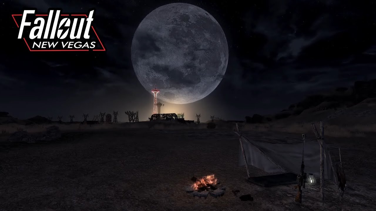 You Are A NCR Sniper On Graveyard Duty | Mojave Night | Fallout New Vegas Ambience
