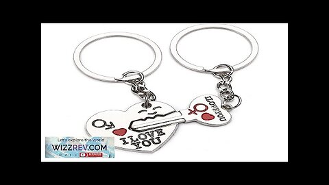 2pcs I Love You Key Chain Women Men Bag Pendant Couple Metal Review