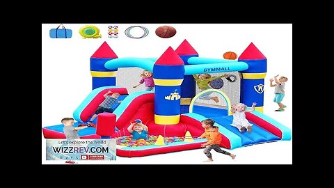 Bounce House for Kids 3-10 Large Inflatable Bouncy Castle with Slide Ball Review