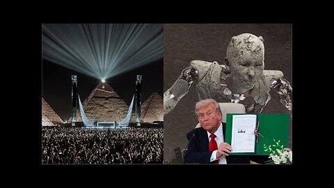 TRUMP'S PEACE DEAL & THE ANTICHRIST RITUAL AT THE PYRAMIDS FOR THE DAWNING OF THE NEW WORLD ORDER!