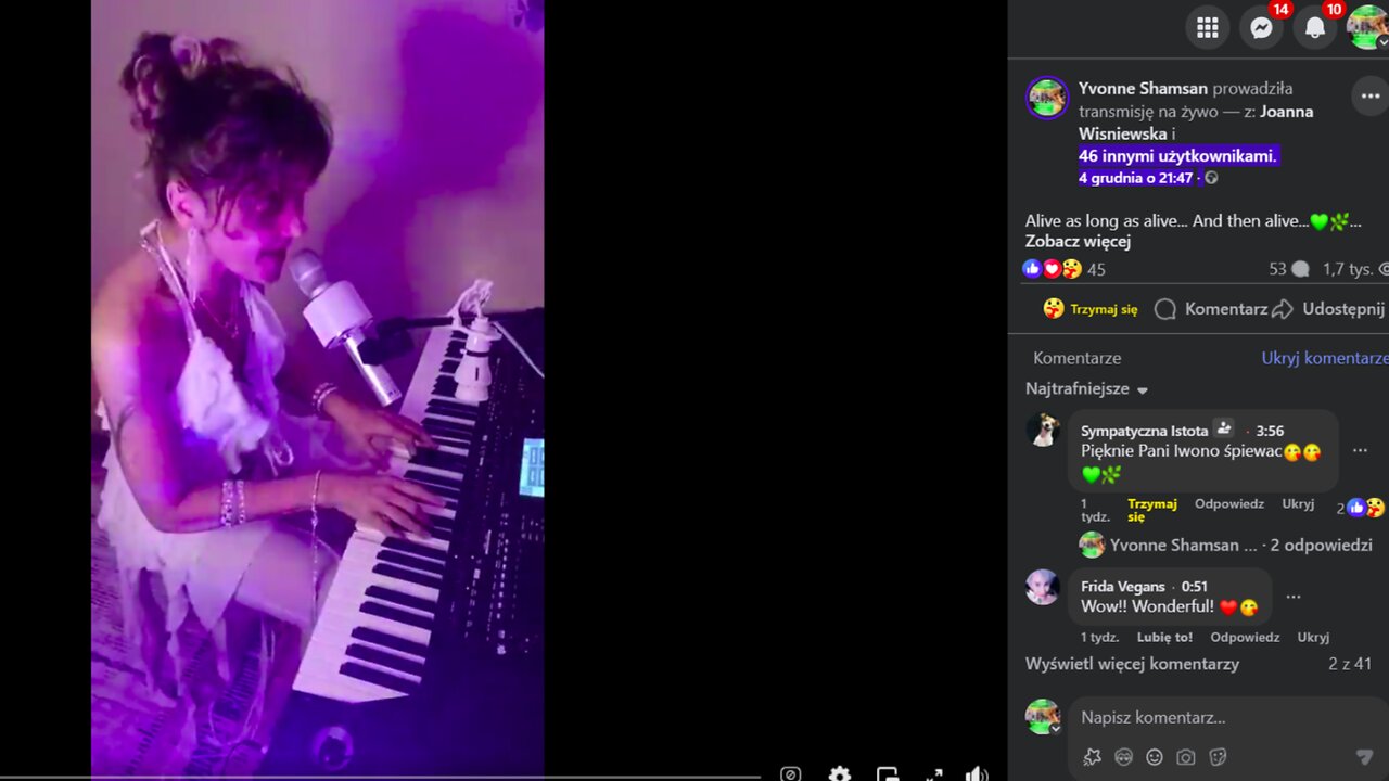 New sonng and FB LIVE.