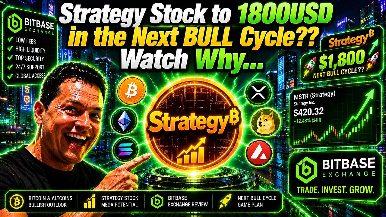 Strategy Stock Analysis MSTR to 1800 USD in Next BULL?? Watch Why...