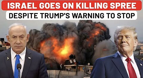 Israel's New Killing Spree In Gaza Despite Trump's Warning To Stop; Netanyahu Betrays US?| Hamas,IDF