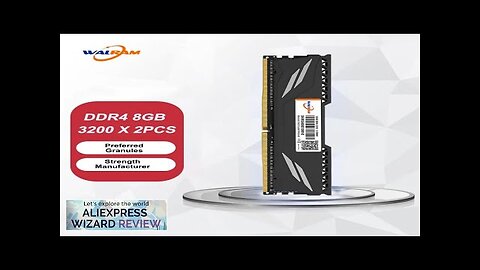 Walram RAM DDR4 8GB 16GB Memory 2666MHz 3200MHz Desktop Dimm High Compatible Review