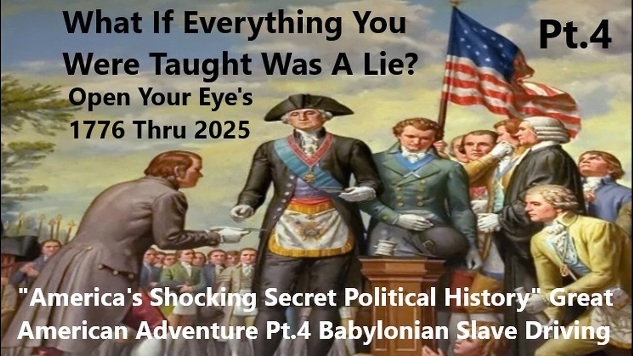 America's Shocking Secret Political History Great American Pt.4 Babylonian Slave Driving