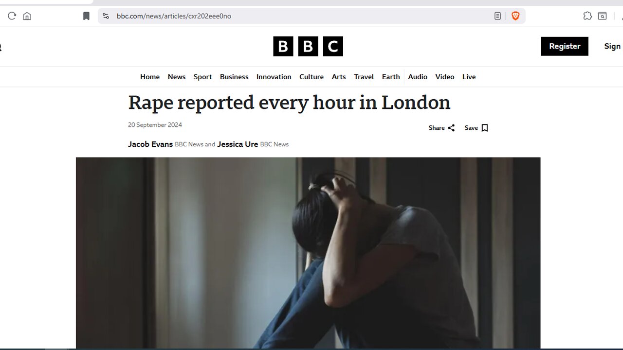 BBC: Rape reported every hour in London