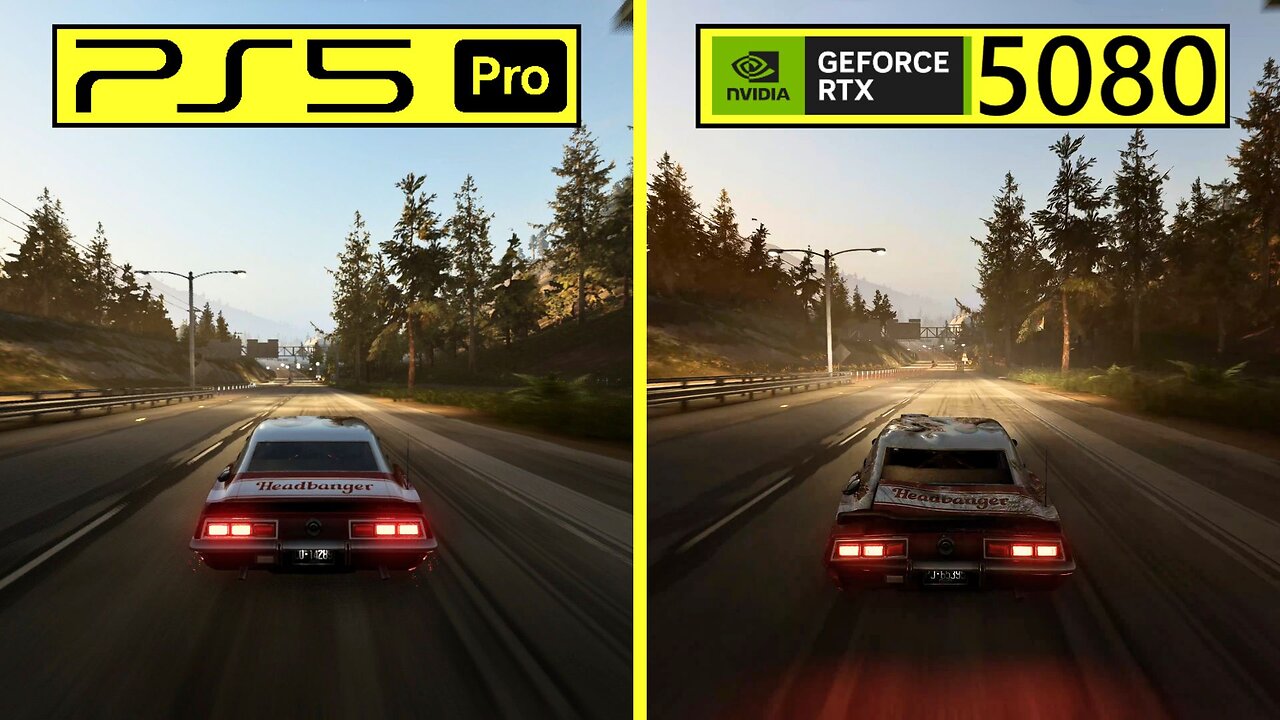 Wrecreation PS5 Pro vs PC RTX 5080 Graphics Comparison