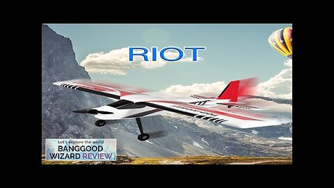 TOPRC Hobby RIOT 1400mm Wingspan EPO Practice Sport Plane RC Airplane PNP Review