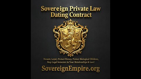 GENIUS DATING - Sovereign Private Law Dating Contract IS A GOOD IDEA!
