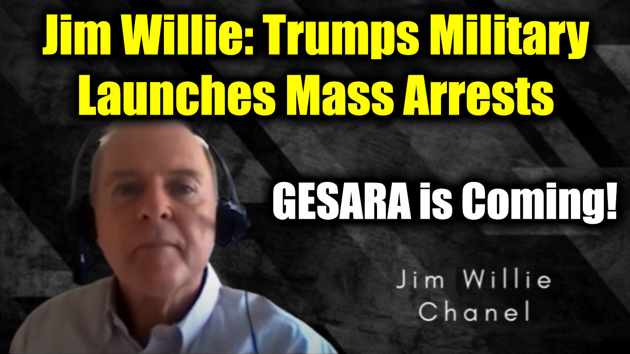 Dr Jim Willie: Trumps Military Launches Mass Arrests - GESARA is Coming!
