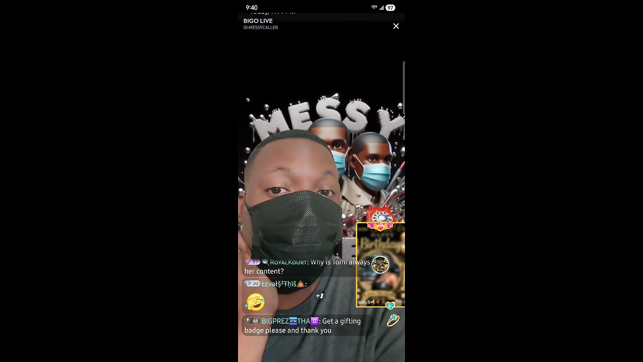 LADY B READS TOMIK BIGOLIVE