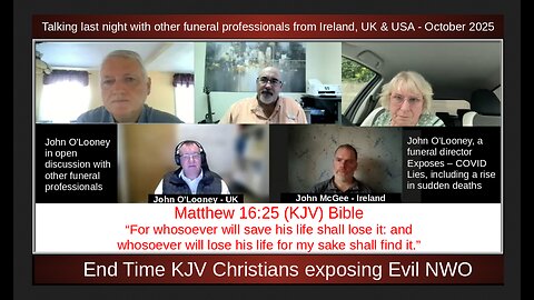 Talking last night with other funeral professionals from Ireland, UK & USA - October 2025