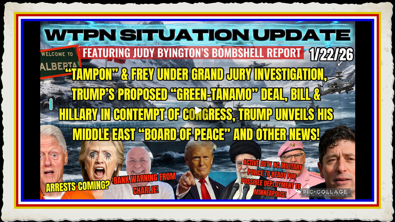 WTPN SITUATION UPDATE FEATURING RESTORED REPUBLIC 1 22 26