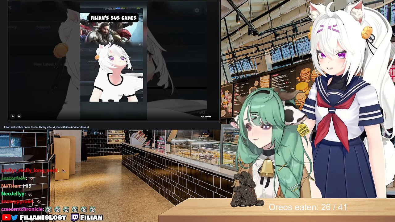 Filian and Crelly Become 1% Oreo (10/13/2025)