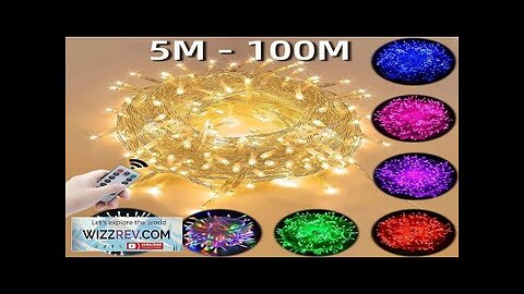 2023 LED Christmas Light Fairy Strings Lights Outdoor Garland 10M-100M For Xmas Review