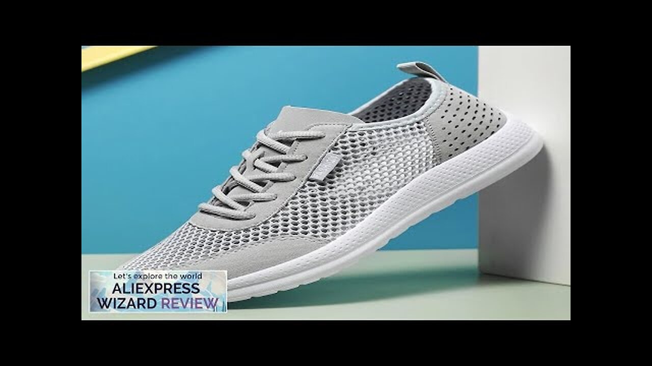 Men Soft Sport Shoes Breathable Fashion Mesh Running Shoes Comfortable Man High Review