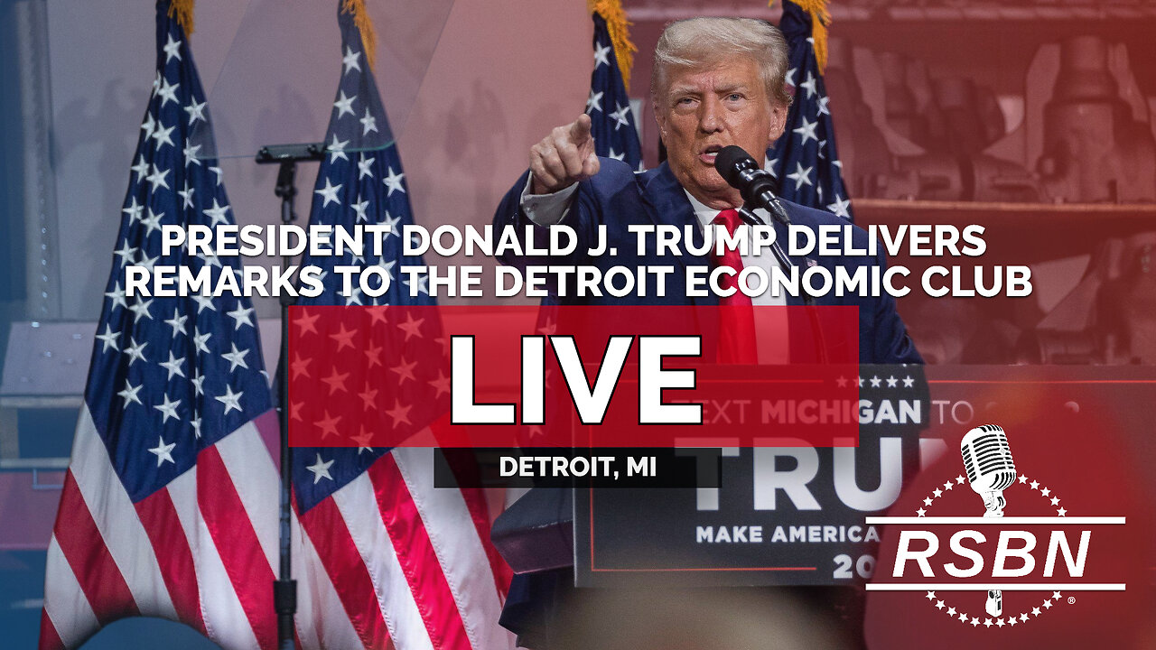LIVE: President Trump to Deliver Remarks to the Detroit Economic Club - 1/13/26