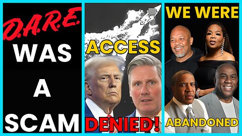 UK SUSPENDS Sharing Intel, Black Billionaires Shouldn't EXIST, DARE was a Psyop!