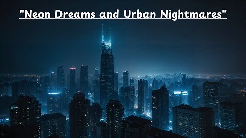 Cyberpunk Cityscape | "Neon Dreams and Urban Nightmares" / 1 Hour Ambience