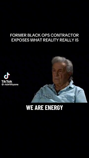 Black Ops Contractor Exposes What Reality Really Is
