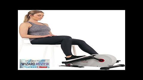 Sunny Health & Fitness Sitting Under Desk Elliptical Exerciser Portable Pedal Training Review