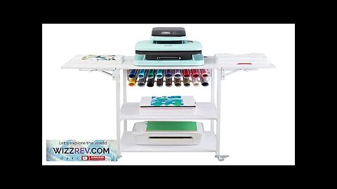 VEVOR Heat Press Table 3Tier Movable Heat Press Stand Foldable with Wheels Review