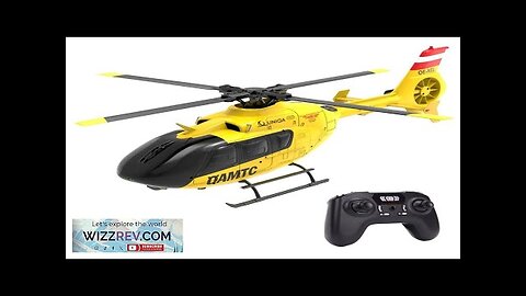 YXZNRC F06 2.4G 6CH 1:36 EC135 Scale Yellow Fuselage Flybarless RC Helicopter Review