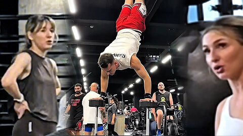 🔥 Scaring People in The Gym With Calisthenics #145