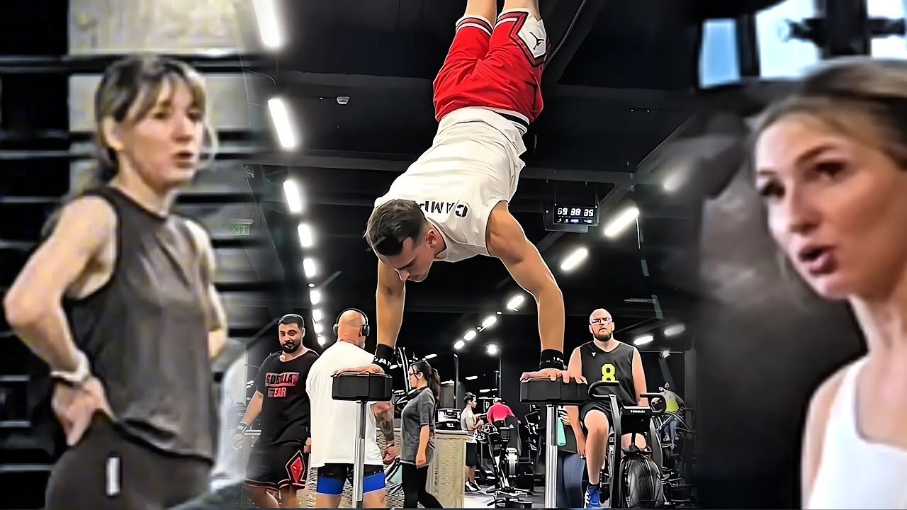 🔥 Scaring People in The Gym With Calisthenics #145