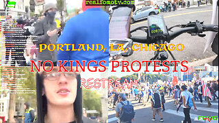 🍿 No Kings Day Protest Multi-Stream LIVE NYC, Chicago, Porrtland, LA
