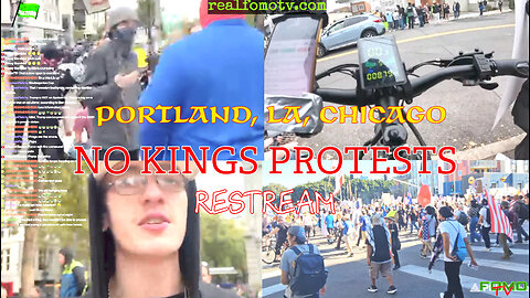 🍿 No Kings Day Protest Multi-Stream LIVE NYC, Chicago, Porrtland, LA