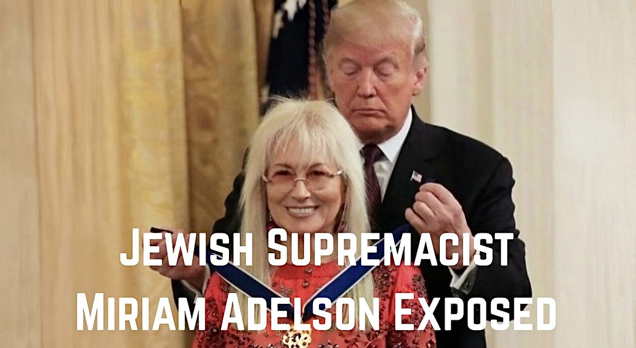 Juish Supremacist Miriam Adelson Exposed by Truth Teller