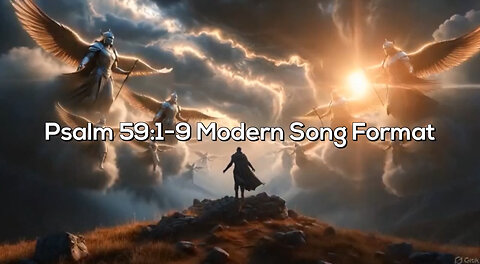 🎵 Psalm 59:1-9 Modern Song Format - Official Lyric Video🎵