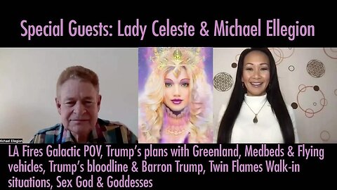 LA Fires Galactic perspective, Trump’s plans with Greenland, Medbeds & Flying vehicles, Trump’s bloodline & Barron Trump, Twin Flames Walk-in situations, Sex God and Goddesses